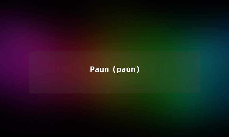 Paun(paun) Paun(paun)